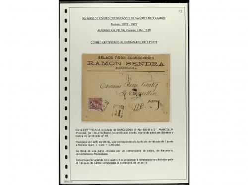 ✉ LOTES y COLECCIONES. ESPAÑA. CERTIFICADOS y VALORES DECLAR