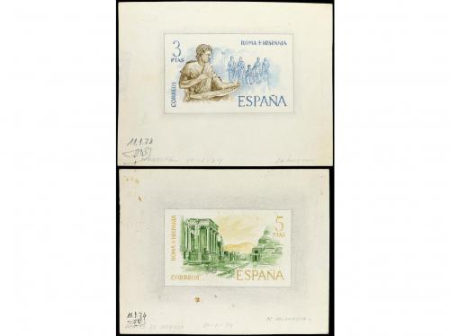 ESPAÑA. Ed. 2184/90. 1973. PROYECTOS ORIGINALES de unos sell