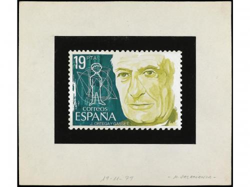 ESPAÑA. Ed. 2569. 1979. PROYECTOS ORIGINALES de un sello de 