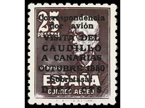 ** ESPAÑA. Ed. 1090. CANARIAS AVIÓN CON NÚMERO. LUJO. 