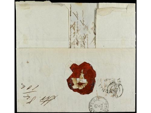 ✉ FILIPINAS. 1846. MANILA a COPENHAGEN (Dinamarca). Carta co