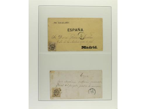 ✉ FILIPINAS. 1880-1899. EMISIONES DE ALFONSO XII y ALFONSO X