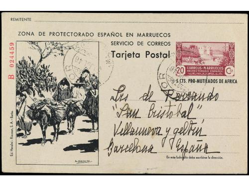 ✉ COLONIAS ESPAÑOLAS: MARRUECOS. Ed. 45, 51. 1944 y 1946. EN