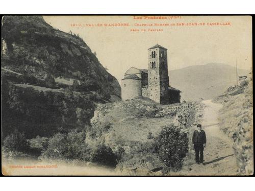 ✉ ANDORRA. 1915. Tarjeta Postal de LES ESCALDES a VILASAR (B