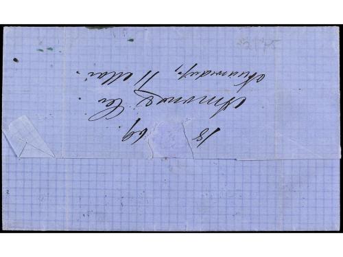✉ HOLANDA. 1869. NIEUWEDIEP a FREDRIKSTAD (Noruega). 5 cent.