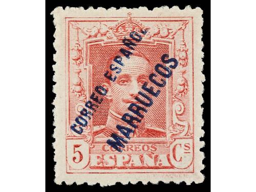 ** COLONIAS ESPAÑOLAS: TANGER. Ed. 49/58. 2 cts. a 50 cts. 1