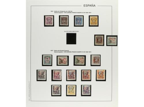ESPAÑA E. LOCALES PATRIOTICAS: SEVILLA. Conjunto de sellos y
