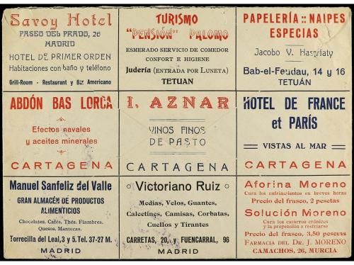 ✉ ESPAÑA ENTEROS POSTALES: DE INICIATIVA PRIVADA. 1925. 25 c