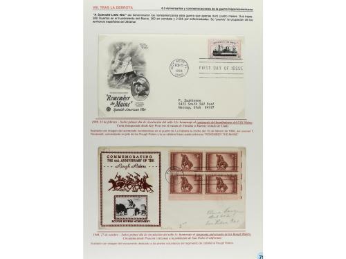 ✉ CUBA. 1898-99. GUERRA ESPAÑA-ESTADOS UNIDOS. Colección de 