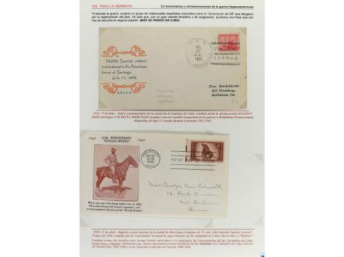 ✉ CUBA. 1898-99. GUERRA ESPAÑA-ESTADOS UNIDOS. Colección de 