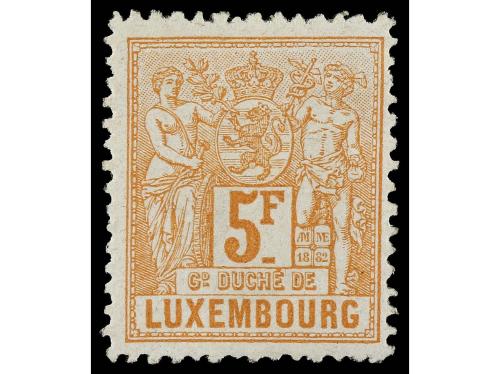 ** LUXEMBURGO. Yv. 47/58. SERIE COMPLETA. 12 valores. 20 cts