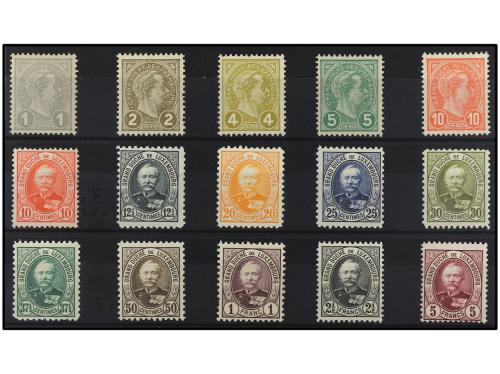 ** LUXEMBURGO. Yv. 59/68 y 69/73. SERIES COMPLETAS. 15 valor