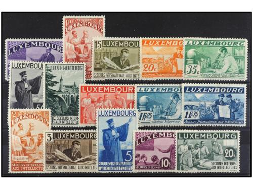 ** LUXEMBURGO. Yv. 259/73. SERIE COMPLETA. 15 valores. Valor