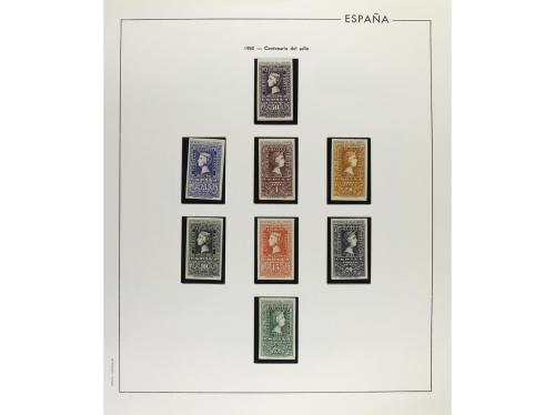 LOTES y COLECCIONES. ESPAÑA. Colección en 7 álbumes de 1950 