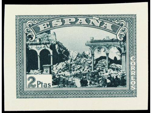 ** ESPAÑA. Ed. SH 838/39. SELLOS PROCEDENTES de las HB SIN D