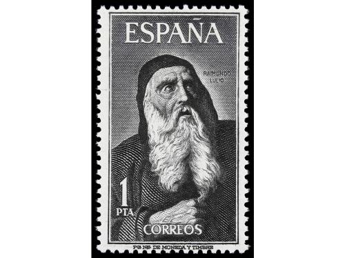 ** ESPAÑA. Ed. 1536. RAIMUNDO LLULL. 1 pta. negro. Falta el 