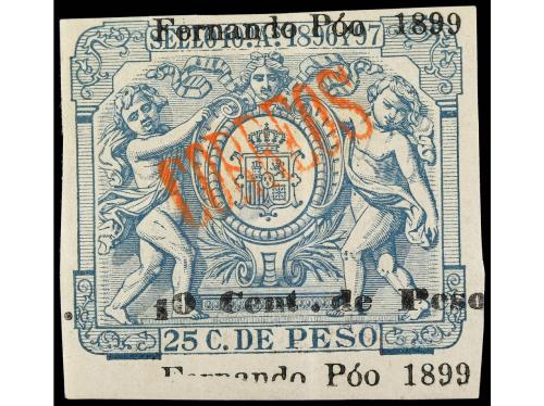 COLONIAS ESPAÑOLAS: FERNANDO POO. Ed. 47F. 10 cts. s. 25 cts