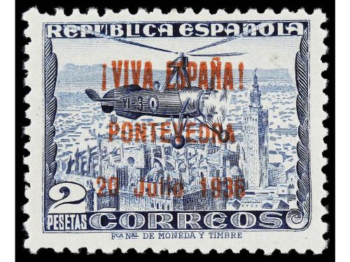 * ESPAÑA E. LOCALES PATRIOTICAS: PONTEVEDRA. Ed. NE 18he y 1