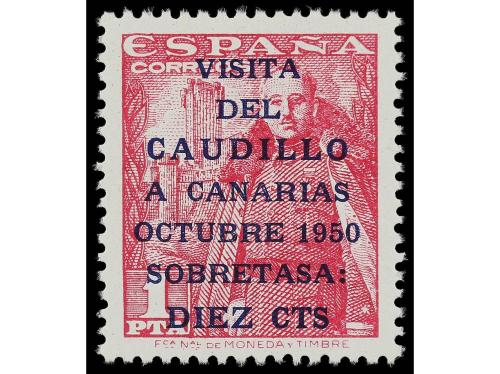 ** ESPAÑA. Ed. 1083A/B y 1088/89. CANARIAS CORREO I y II TIR