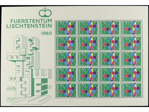 ** LOTES y COLECCIONES. Ed. 355 (20). 1960. LIECHTENSTEIN. E