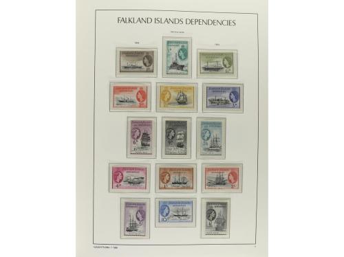 LOTES y COLECCIONES. FALKLAND. Colección en 2 álbumes Faro d