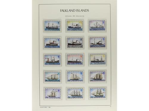 LOTES y COLECCIONES. FALKLAND. Colección en 2 álbumes Faro d