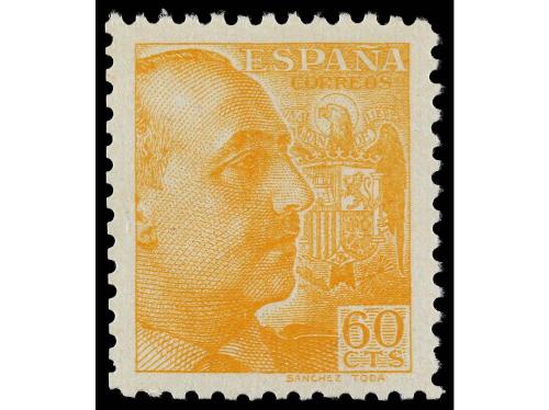 ** ESPAÑA. Ed. 868/73cc. FRANCO. 6 valores. CAMBIOS DE COLOR