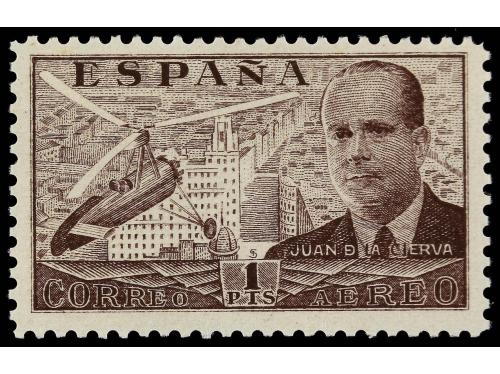 ** ESPAÑA. Ed. 883cc y 884cc. 50 cts. azul y 1 pta. castaño.