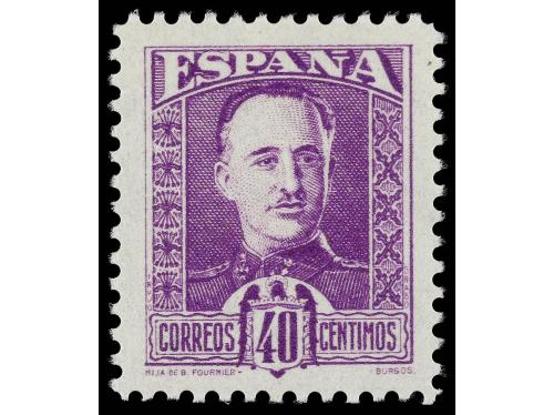 ** ESPAÑA. 1937. GENERAL FRANCO. PROYECTO NO ADOPTADO. 40 ct