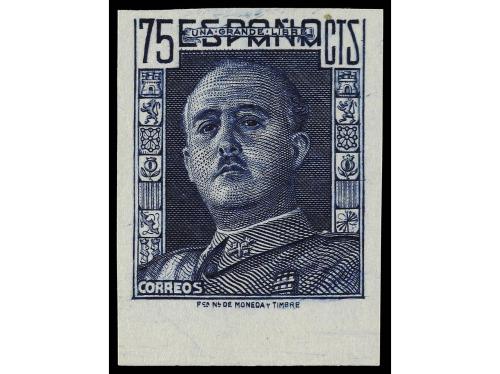 (*) ESPAÑA. Ed. 999s y 1001s. 75 cts. azul y 1,35 pts. viole