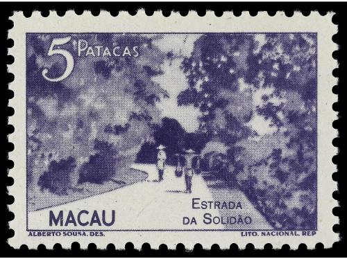 ** MACAO. Yv. 324/35. 1948-1950. SERIE COMPLETA. 21 valores.