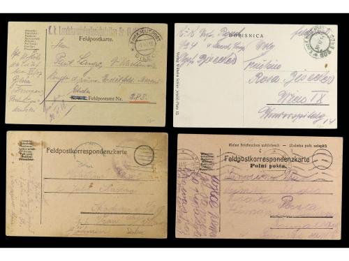 ✉ SERBIA. 1895-1915. CONJUNTO de 30 cartas y tarjetas con di