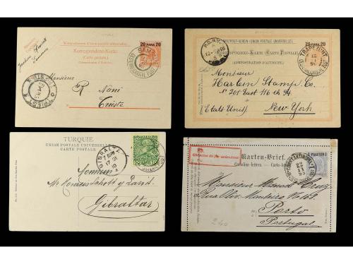 ✉ AUSTRIA. 1893-1913. CONJUNTO de 16 cartas y tarjetas circu