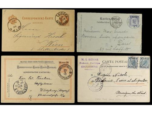 ✉ AUSTRIA. 1893-1913. CONJUNTO de 16 cartas y tarjetas circu