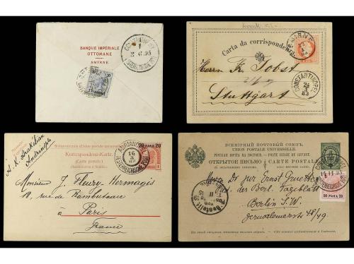 ✉ AUSTRIA. 1893-1913. CONJUNTO de 16 cartas y tarjetas circu