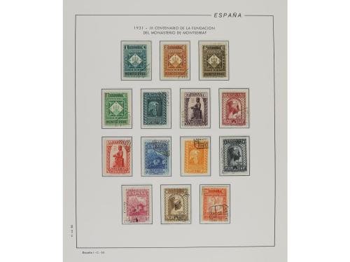 LOTES y COLECCIONES. 1850-1949. ESPAÑA. Colección montada en