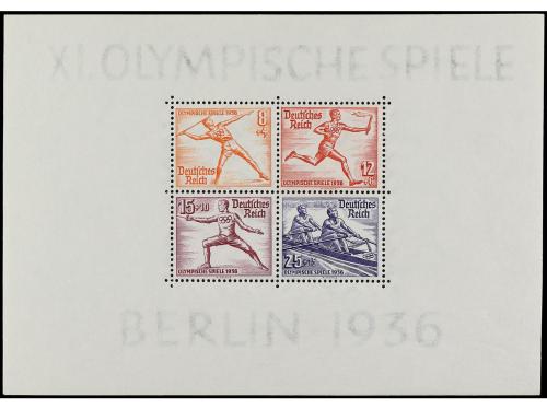 ** ALEMANIA. Yv. HB-4/5. 1936. IMPERIO. JUEGOS OLÍMPICOS. 2 