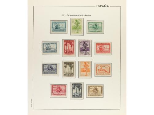 LOTES y COLECCIONES. ESPAÑA. ALFONSO XIII. Colección en álbu