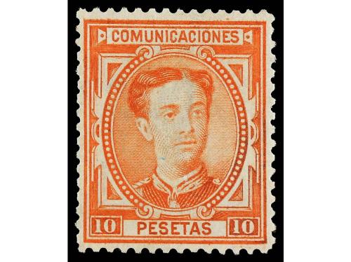 */(*) ESPAÑA. Ed. 173/182, * 183 y (*) 185. 4 cuartos a 10 p