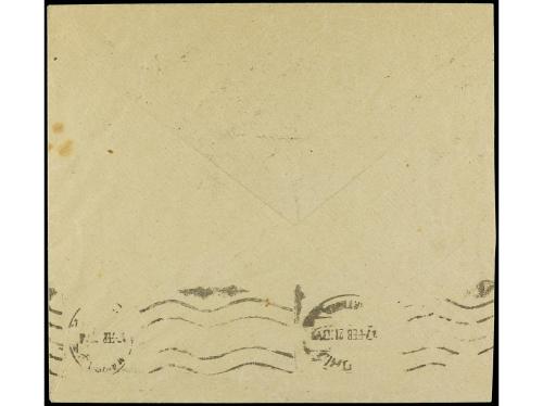 ✉ ESPAÑA. Ed. 300, 302f. 1921. SAN SEBASTIÁN a MADRID. 10 c.