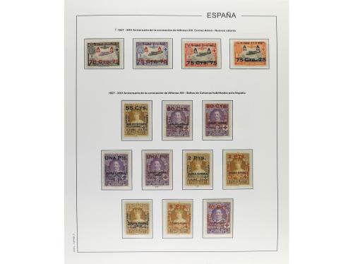 LOTES y COLECCIONES. ESPAÑA. Colección en 3 álbumes Edifil d