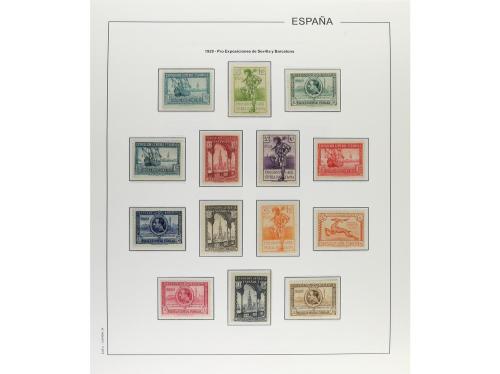 LOTES y COLECCIONES. ESPAÑA. Colección en 3 álbumes Edifil d