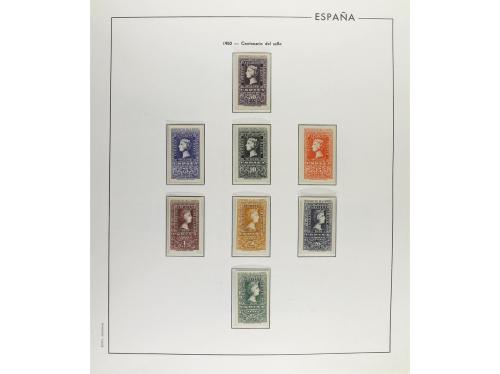 LOTES y COLECCIONES. ESPAÑA. Colección en 3 álbumes Edifil d