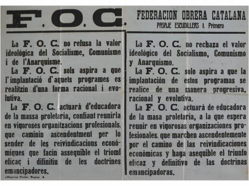 1936 ca. CARTEL. PER LA INTEGRITAT DE L&#39;ESTATUT. REAFIRMACIÓ