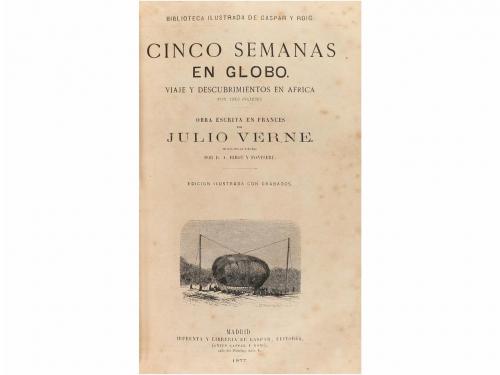 1870-1887. LIBRO. (LITERATURA). VERNE, JULES:. 4 vol. factic