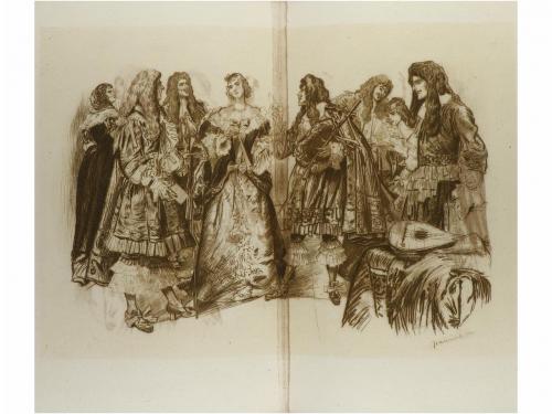 1907. LIBRO. (BIBLIOFILIA). MOLIÈRE:. LE MISANTHROPE. PRÉCÉD