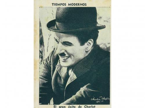1940 ca. CROMOS. DOS SERIES DE CROMOS DE PELÍCULAS DE CHARL