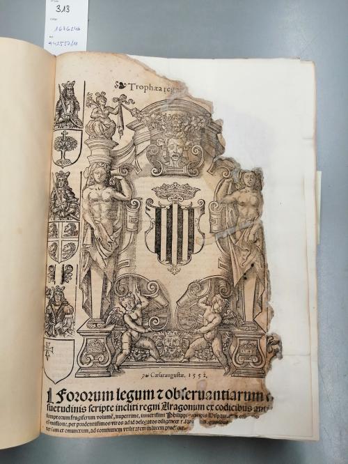 1552-51. LIBRO. (GÓTICO). FORORUM LEGUM E OBSERVANTIARUM...