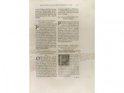 1588-1589. LIBRO. (DERECHO CATALÁN). CONSTITUTIONS Y ALTRES