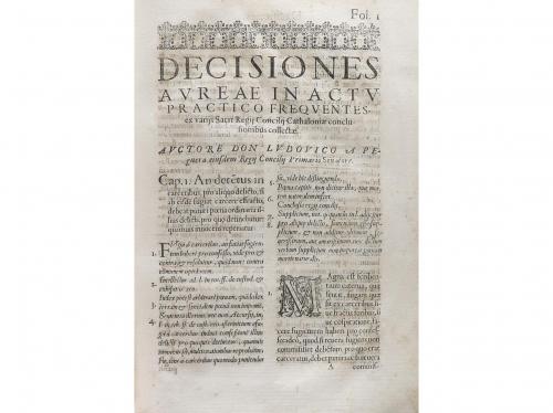 1605-1611. LIBRO. (DERECHO). PEGUERA, LLUIS DE:. DECISIONES